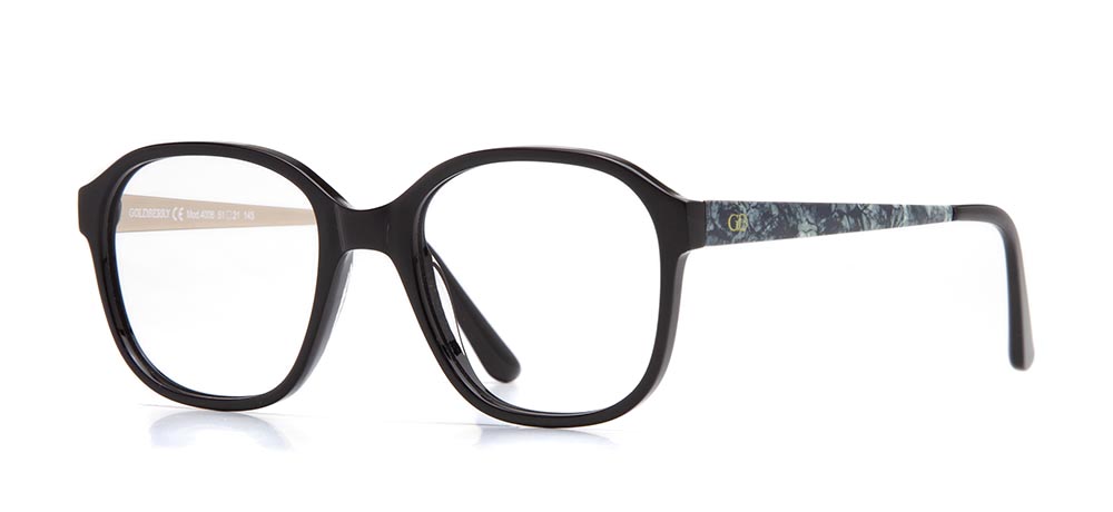 GOLDBERRY Eyeglasses Teenage Woman Rectangular Full-Rimmed Acetate Unfiltered GB 4006-C.01